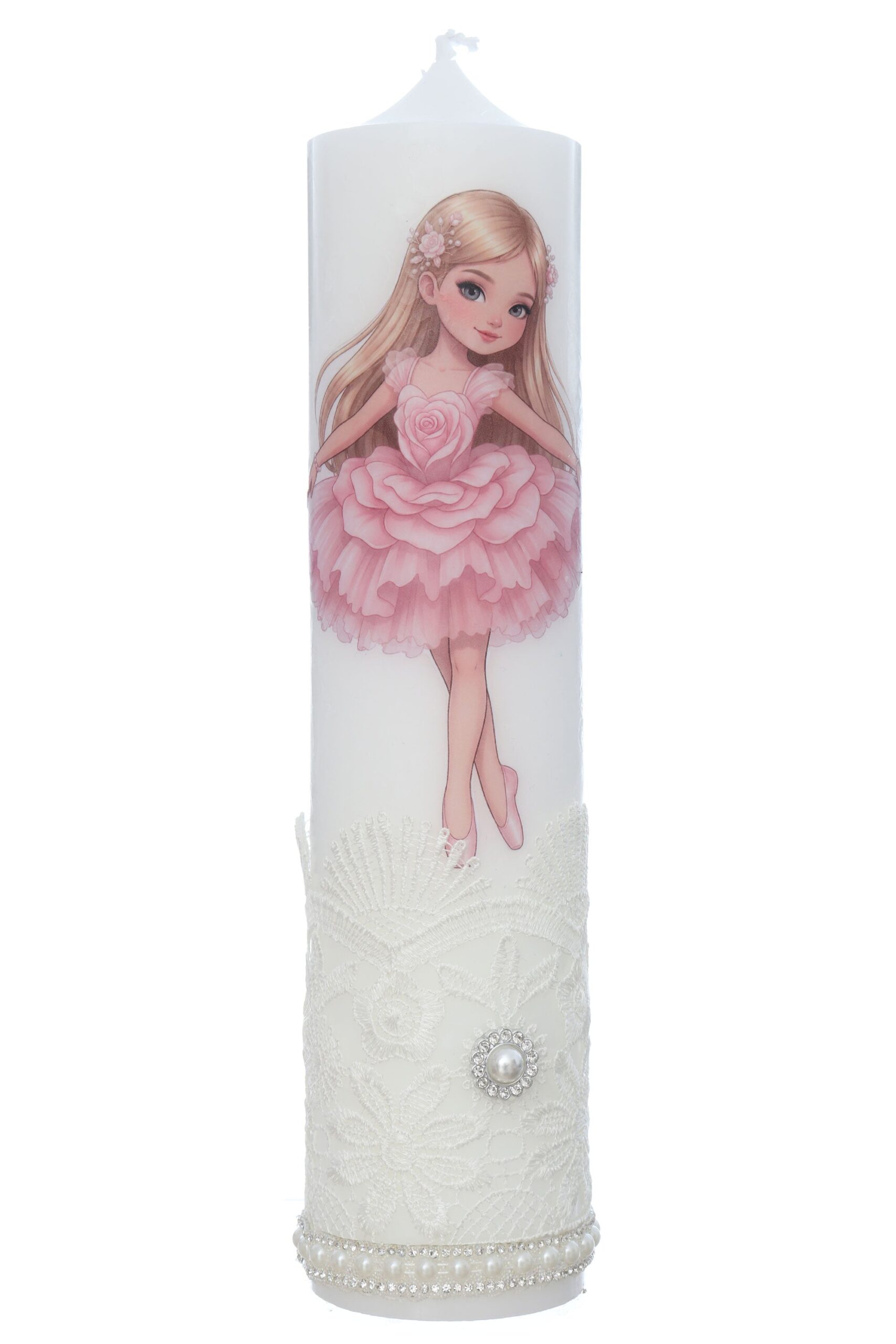 Set trusou botez fetita cu tematica balerina, 11 piese, Recostore® REC3533 - imagine 8