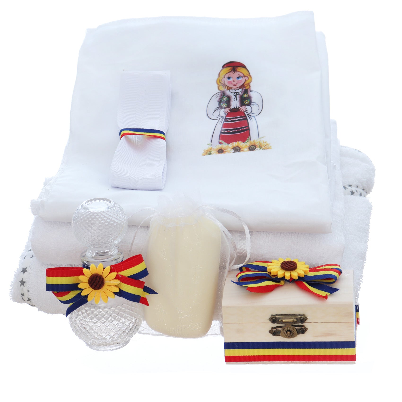 Trusou botez traditional cu tarancuta, 7 piese, Recostore®, REC5012/38 - imagine 4