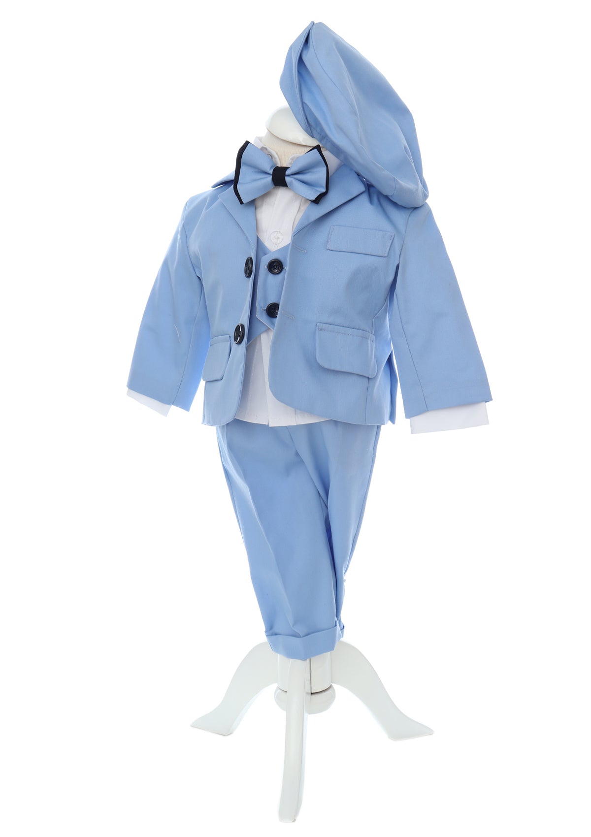 Set trusou pentru botez cu elefant bleu, 14 piese, Recostore® REC3527 - imagine 10