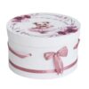 Trusou pentru botez de fete, Model cu Ursulet, roz pudrat, 8 piese, Recostore®, REC2626 - imagine 2