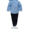 Costumas bleu pentru botez baietel, 5 piese, Recostore® REC3537 - imagine 5